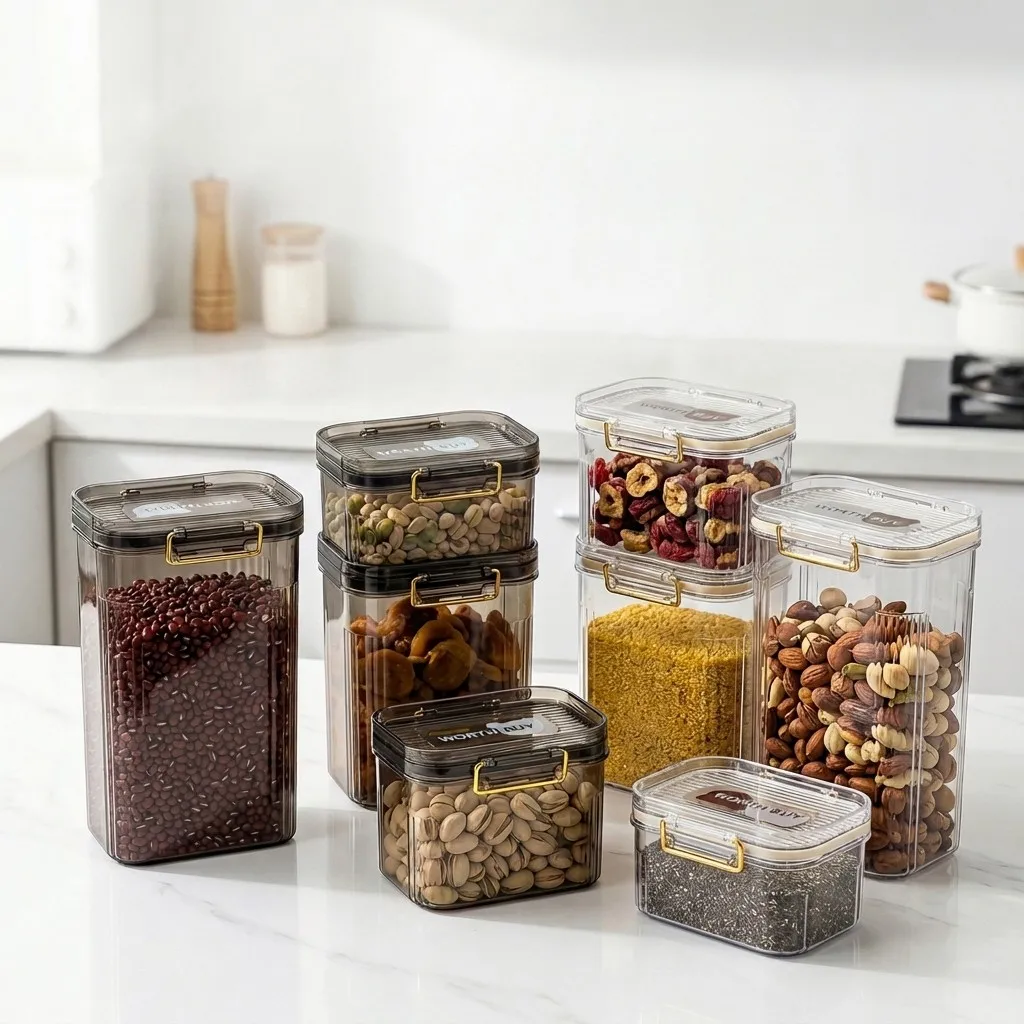 Airtight Food Storage Containe - đánh giá và giá Food Storage With Dividers