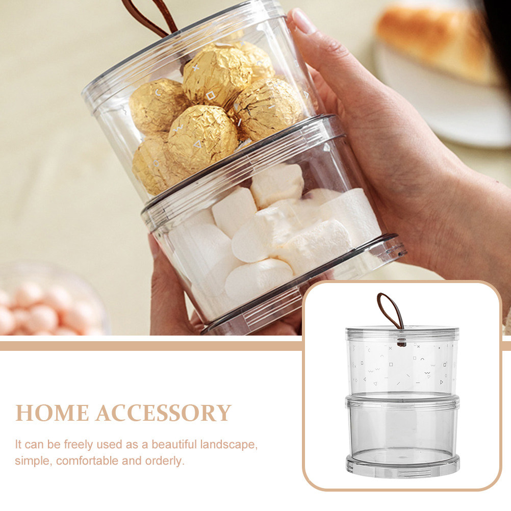 2Pcs Snack Storage Jars Multi- - đánh giá và giá Food Storage Containers