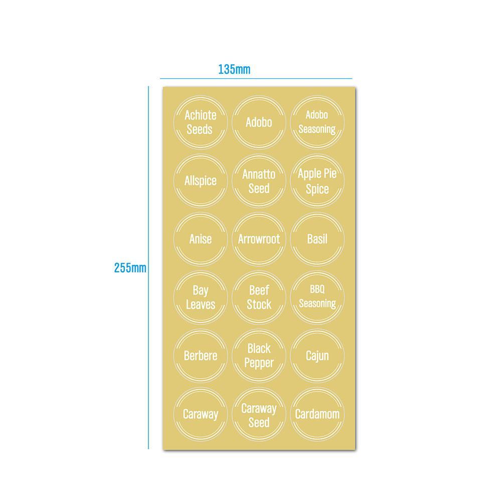 144 Pcs/set Transparent Spice  - đánh giá và giá Food Storage Labels