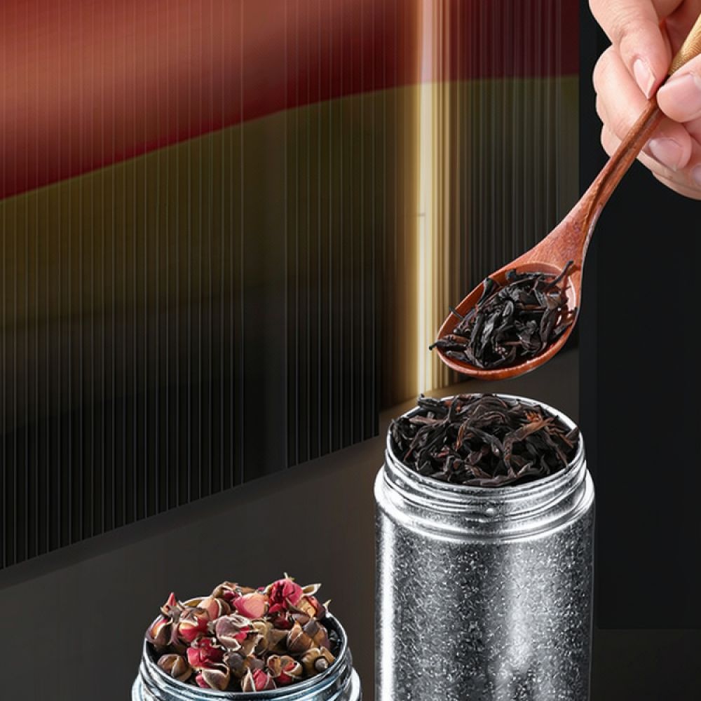 Stylish Titanium Tea Jar Minim - đánh giá và giá Food Storage Containers